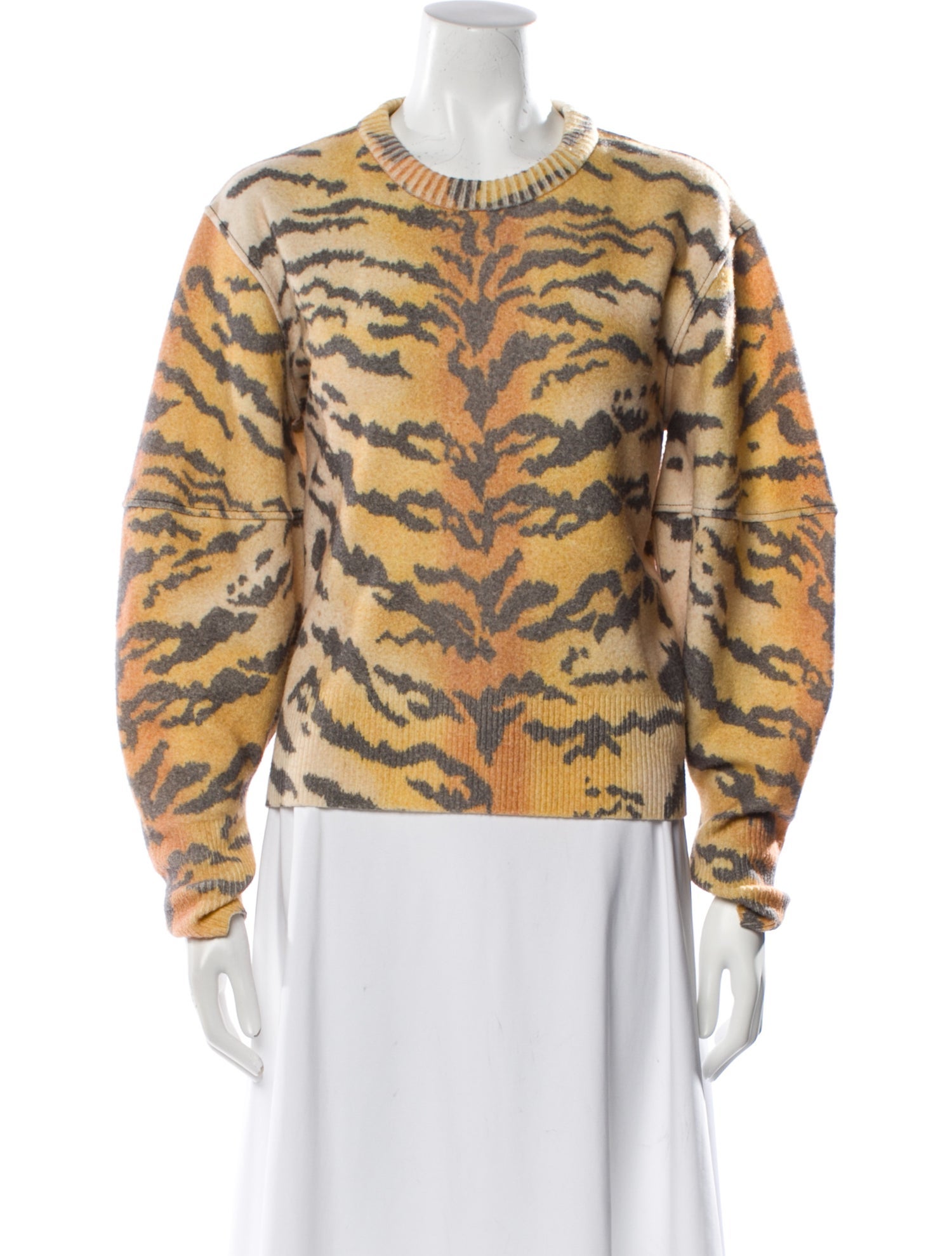 Philosophy di Lorenzo Serafini Virgin Wool Animal Print Sweater