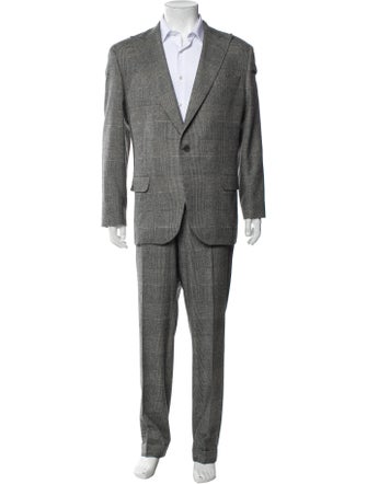 Phineas Cole Wool Plaid Print Two-Piece Suit