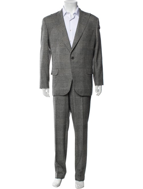 Phineas Cole Wool Plaid Print Two-Piece Suit