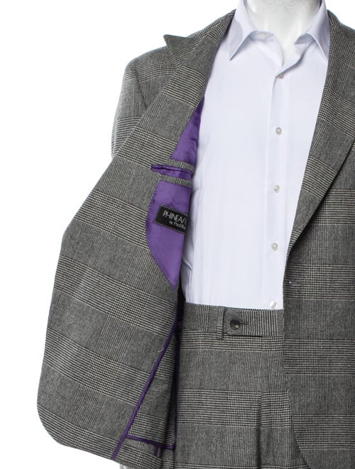 Phineas Cole Wool Plaid Print Two-Piece Suit