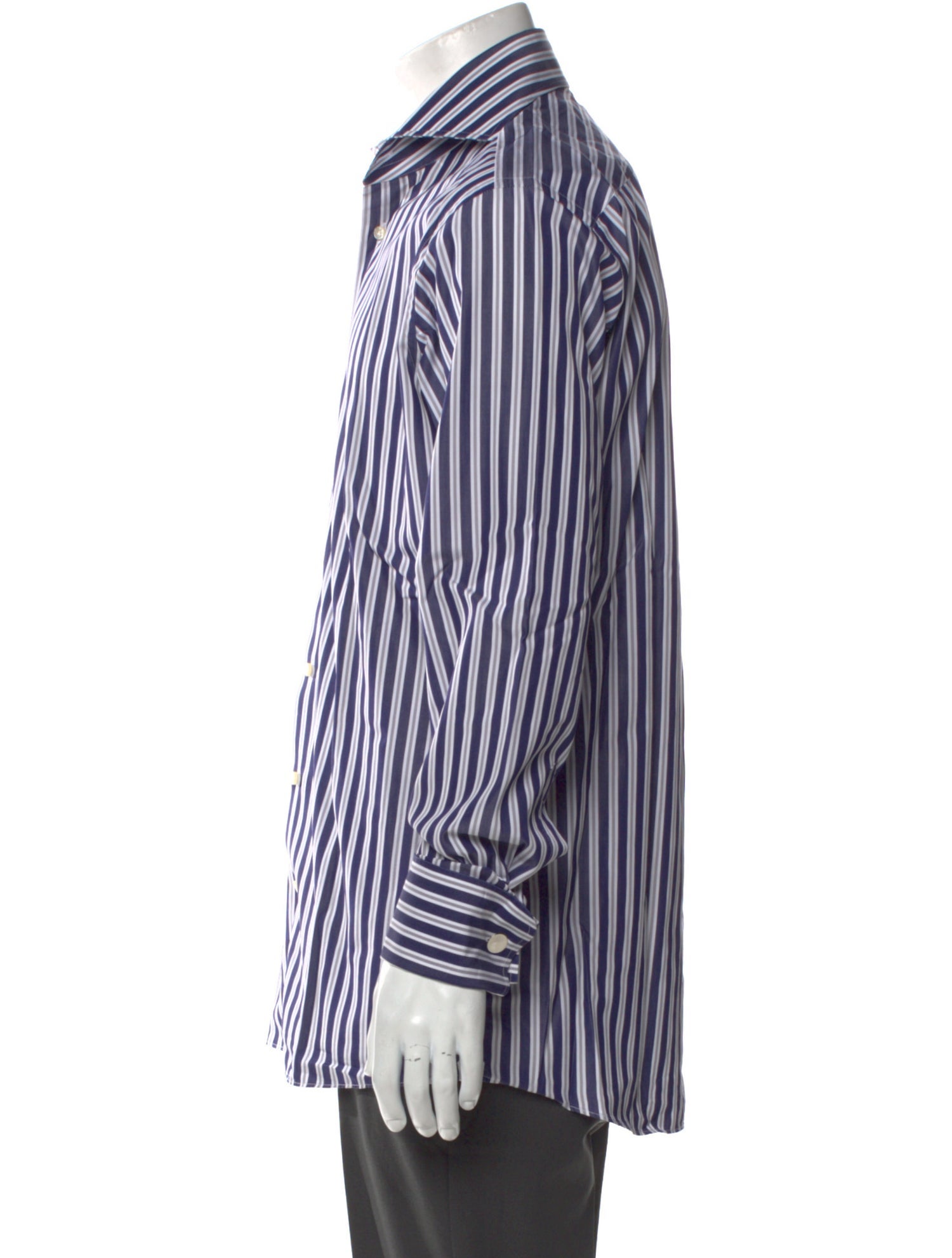 Phineas Cole Striped Long Sleeve Dress Shirt