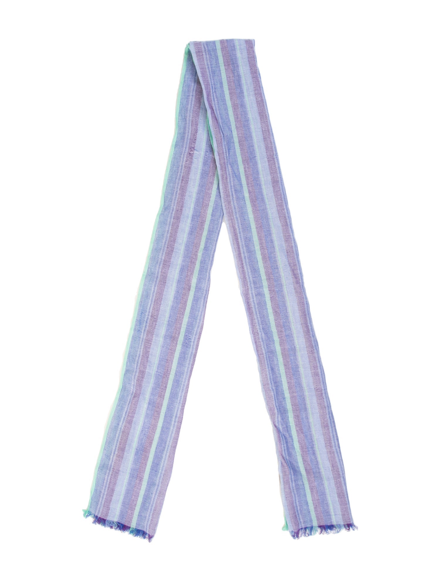 Phineas Cole Wool Striped Scarf