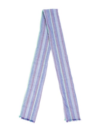 Phineas Cole Wool Striped Scarf