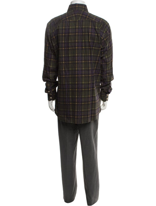 Phineas Cole Plaid Print Long Sleeve Shirt