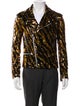 Phix Animal Print Moto Jacket