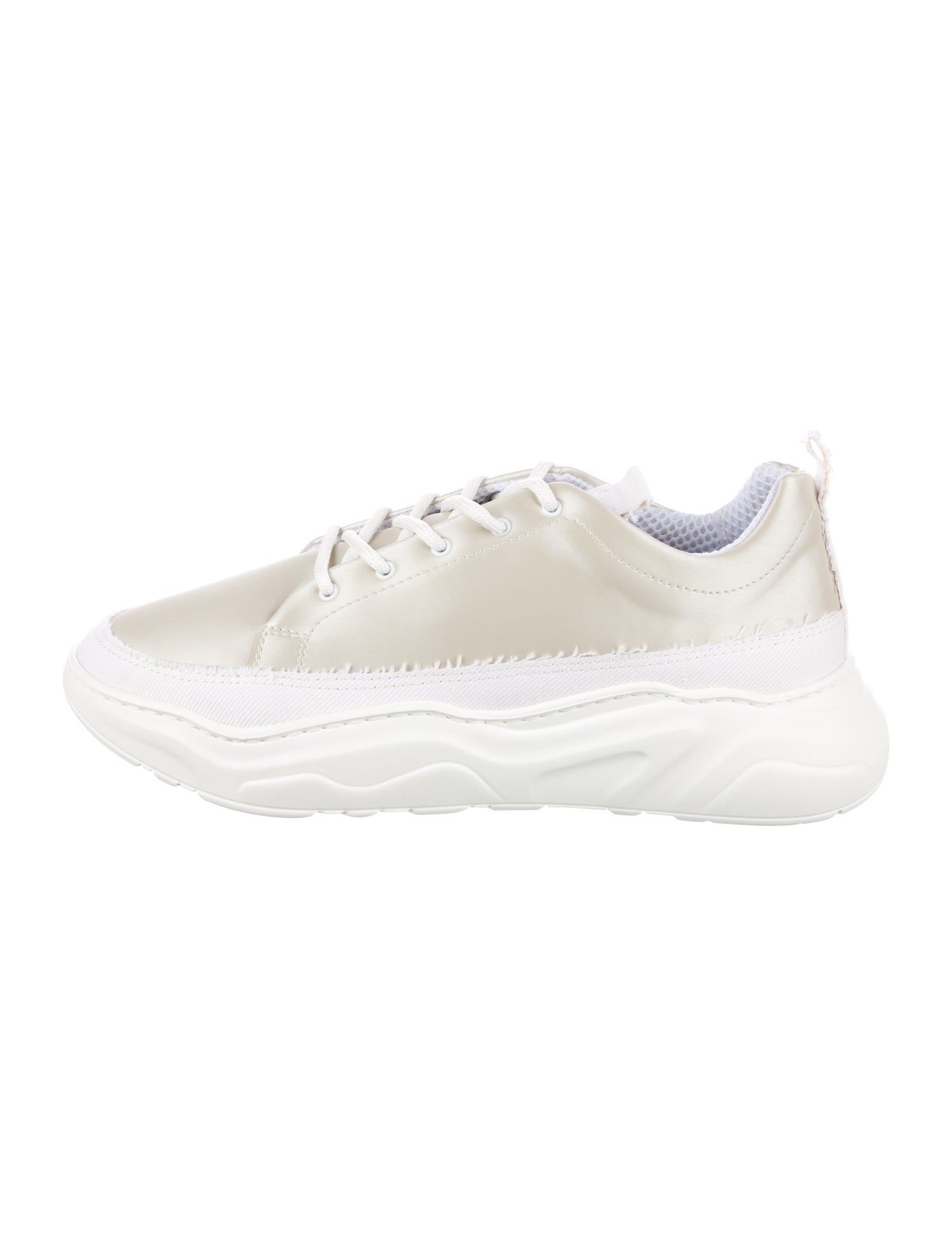 Phileo Colorblock Pattern Raw-Edge Trim Sneakers w/ Tags