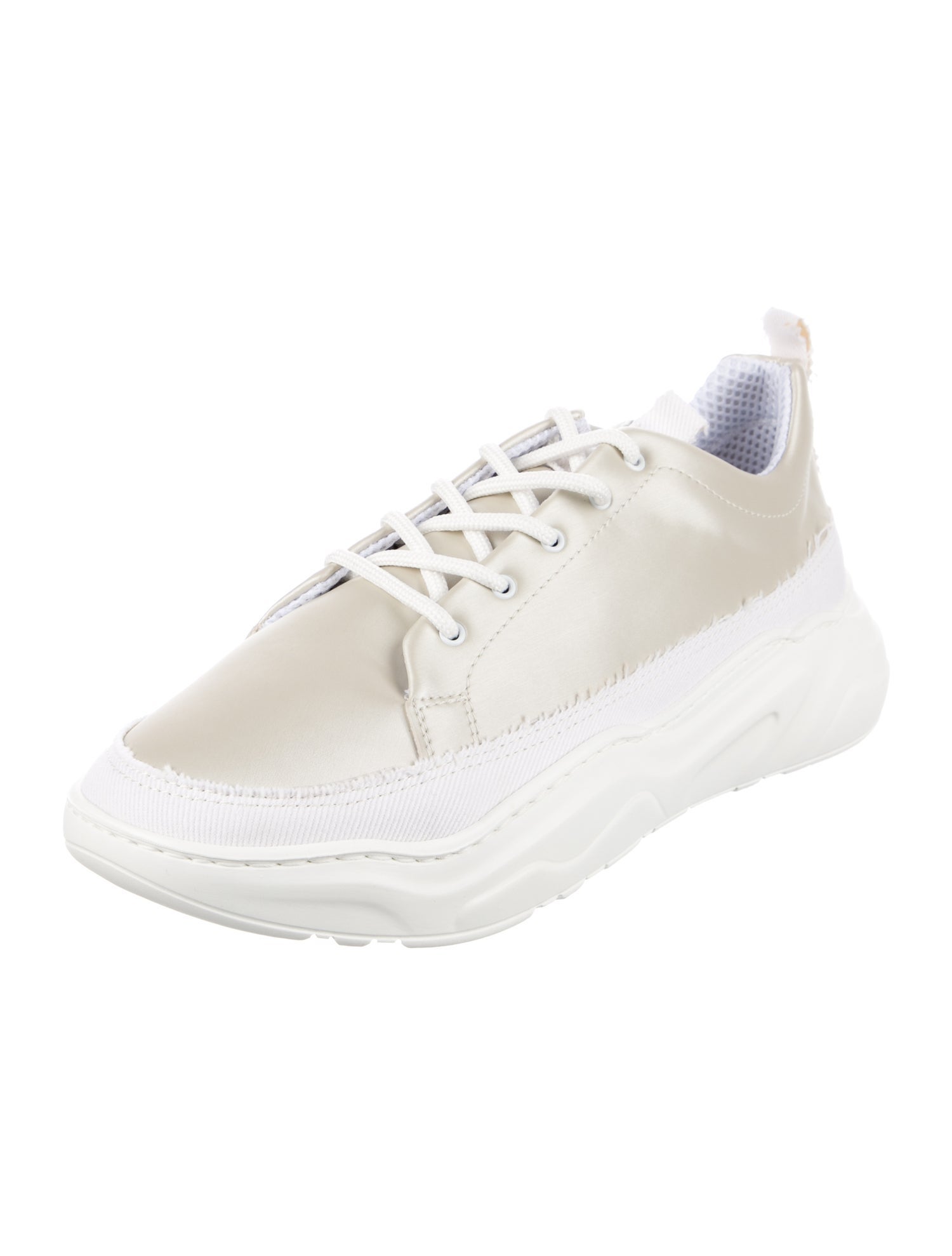 Phileo Colorblock Pattern Raw-Edge Trim Sneakers w/ Tags