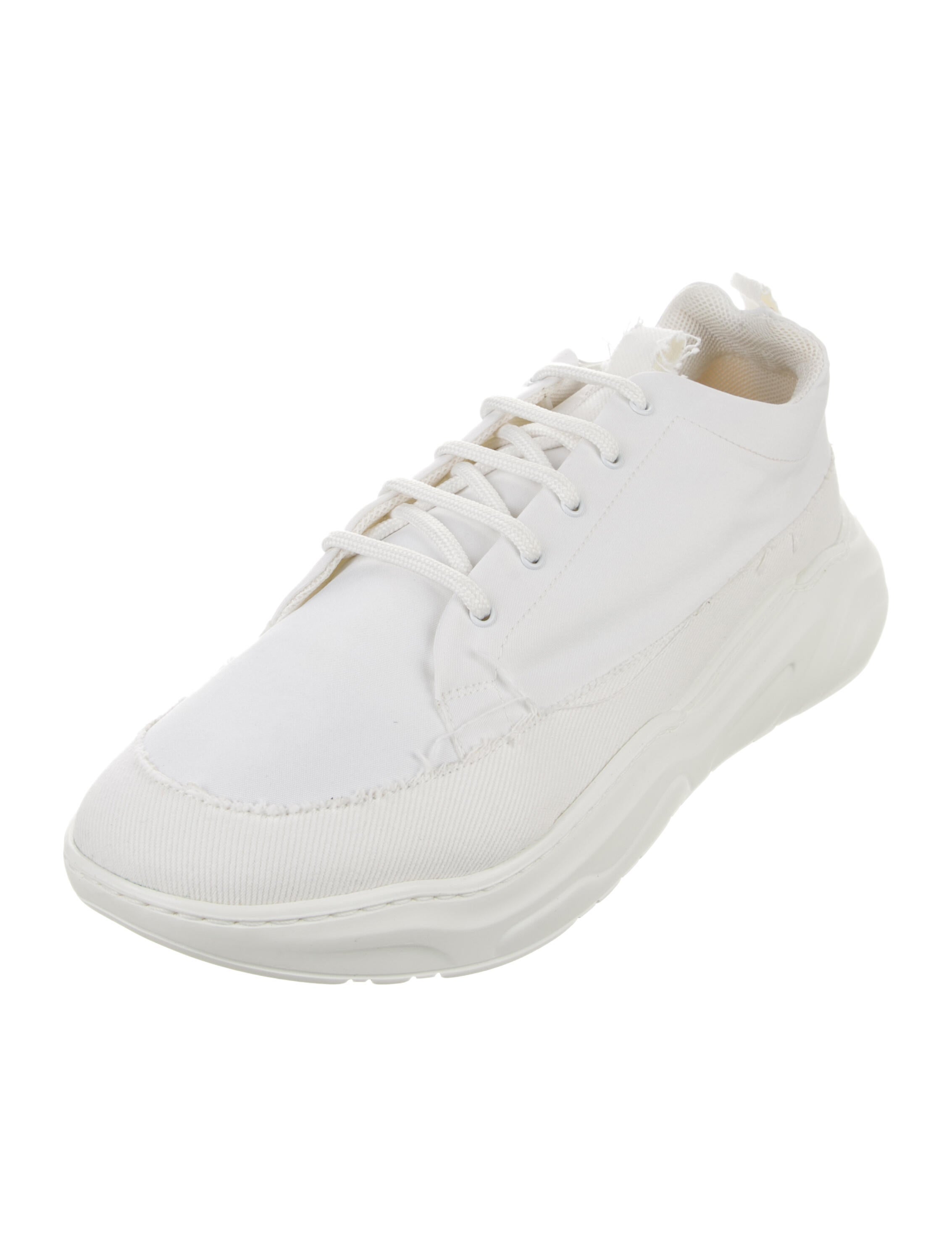 Phileo Canvas Raw-Edge Trim Sneakers w/ Tags