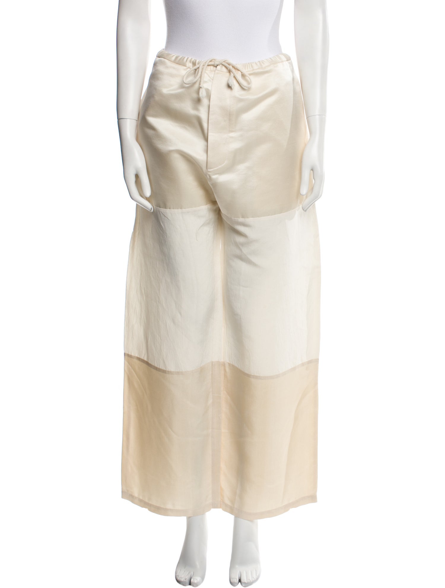 Phoebe English Silk Wide Leg Pants