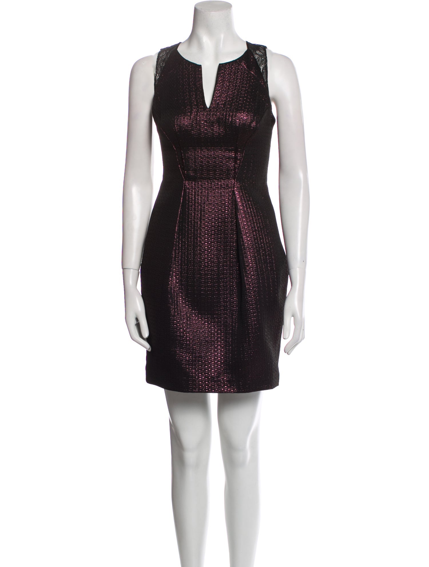 Phoebe English V-Neck Mini Dress