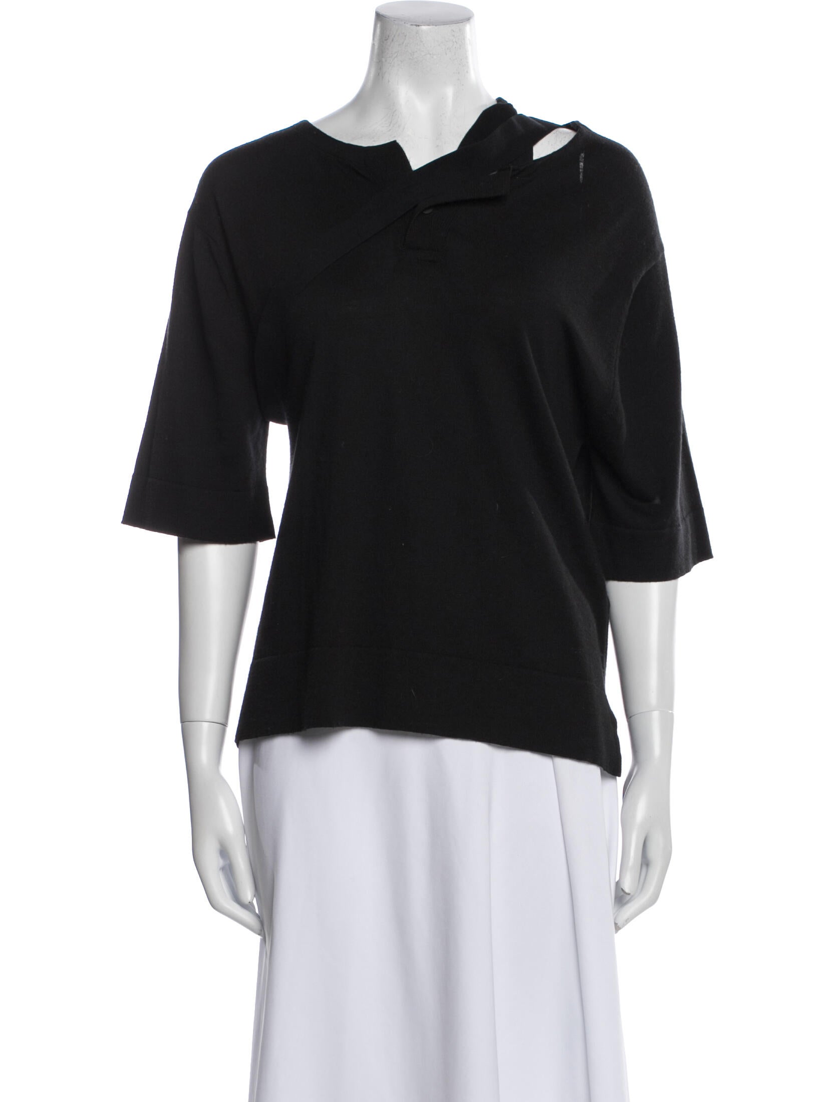 Phoebe English Merino Wool Bateau Neckline Sweater