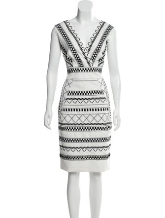 PH15 Printed Knee-Length Dress