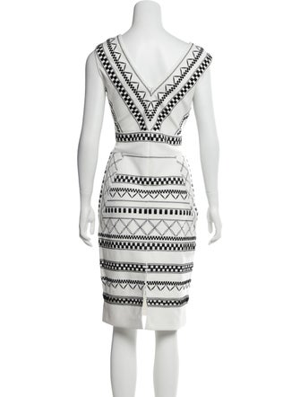 PH15 Printed Knee-Length Dress