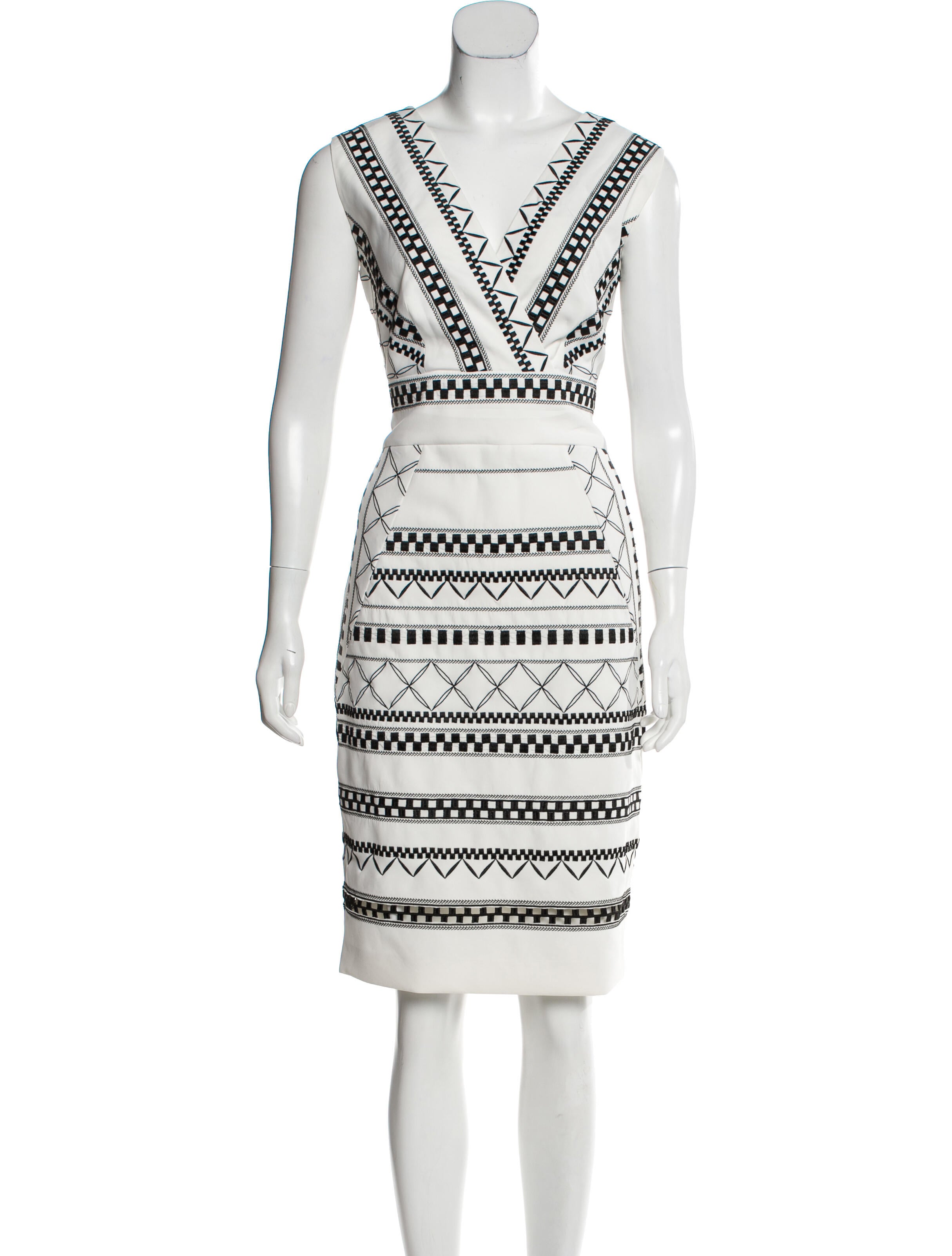 PH15 Printed Knee-Length Dress