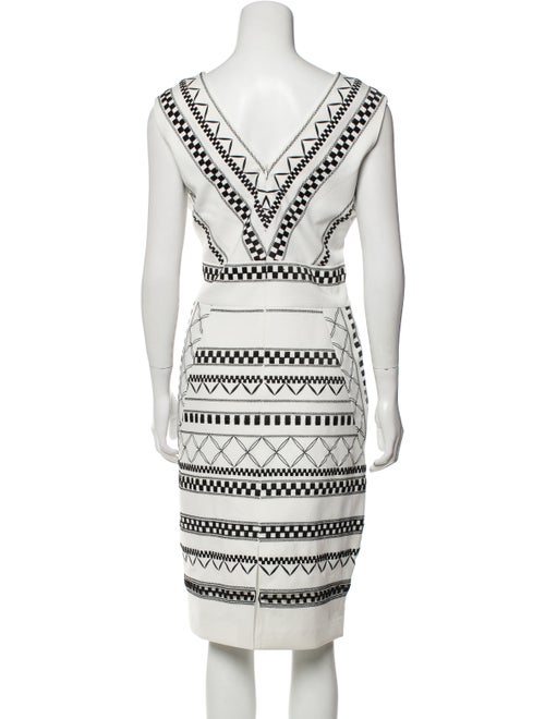 PH15 Striped Knee-Length Dress