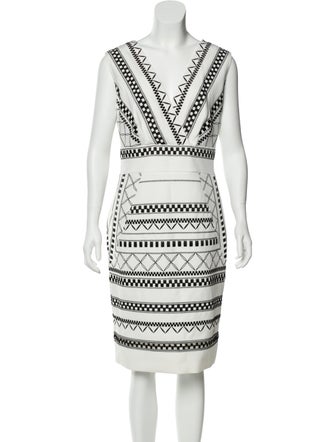 PH15 Printed Knee-Length Dress