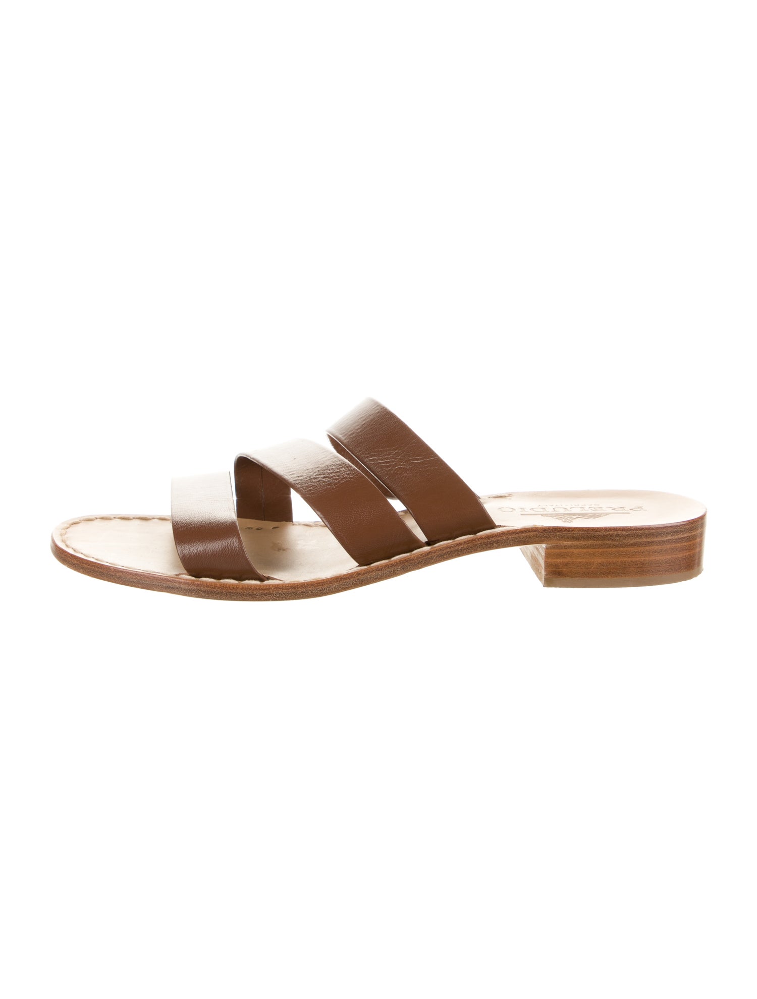 Leather Slide Sandal