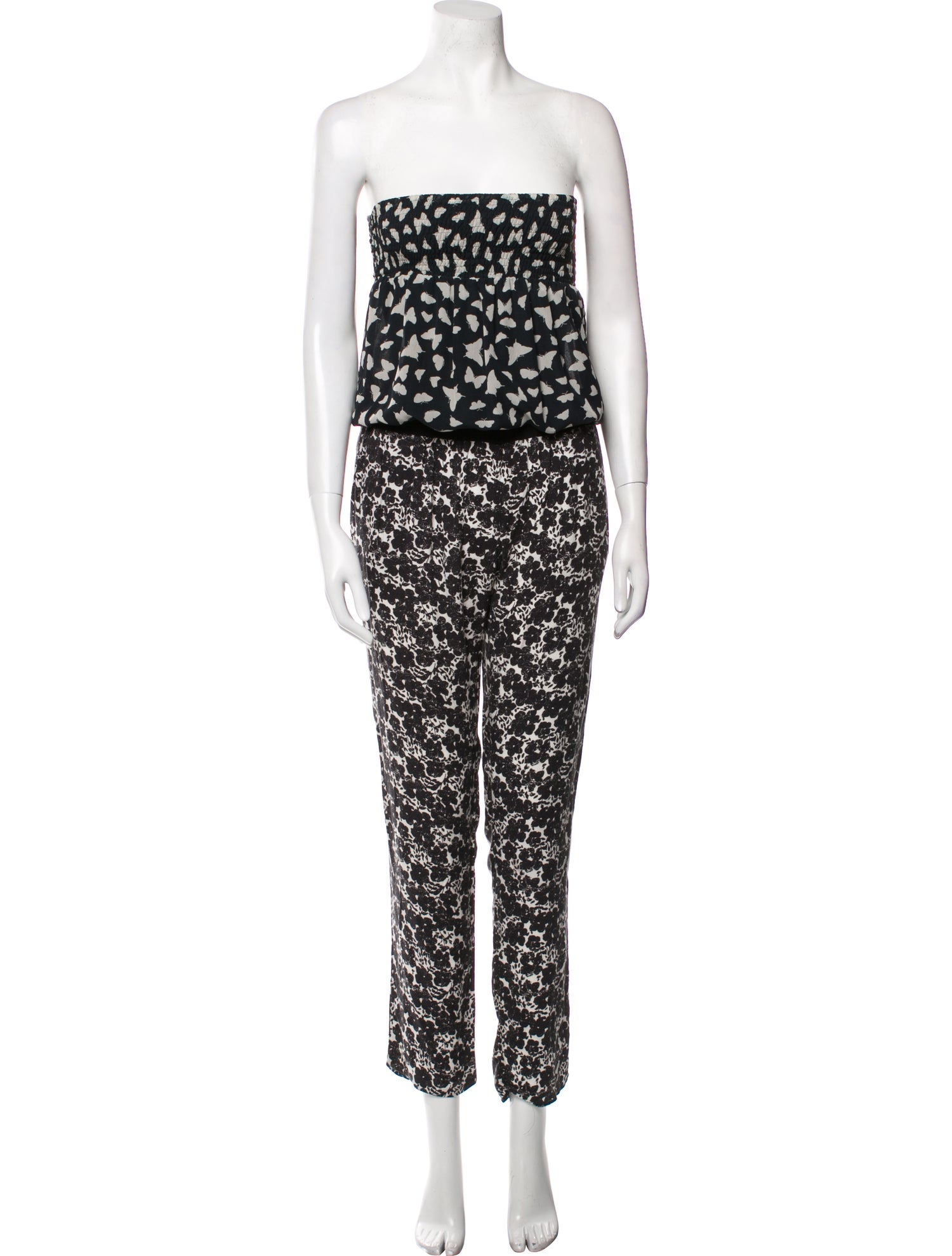 Patrizia Pepe Silk Printed Jumpsuit