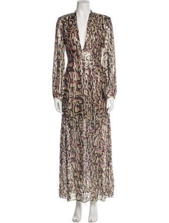 Patrizia Pepe Silk Long Dress