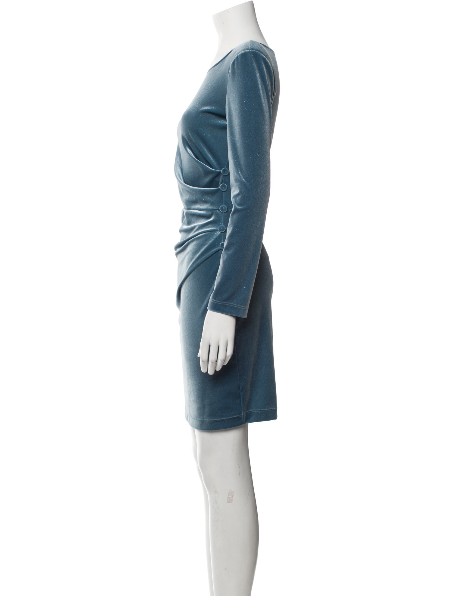 Patrizia Pepe Bateau Neckline Mini Dress