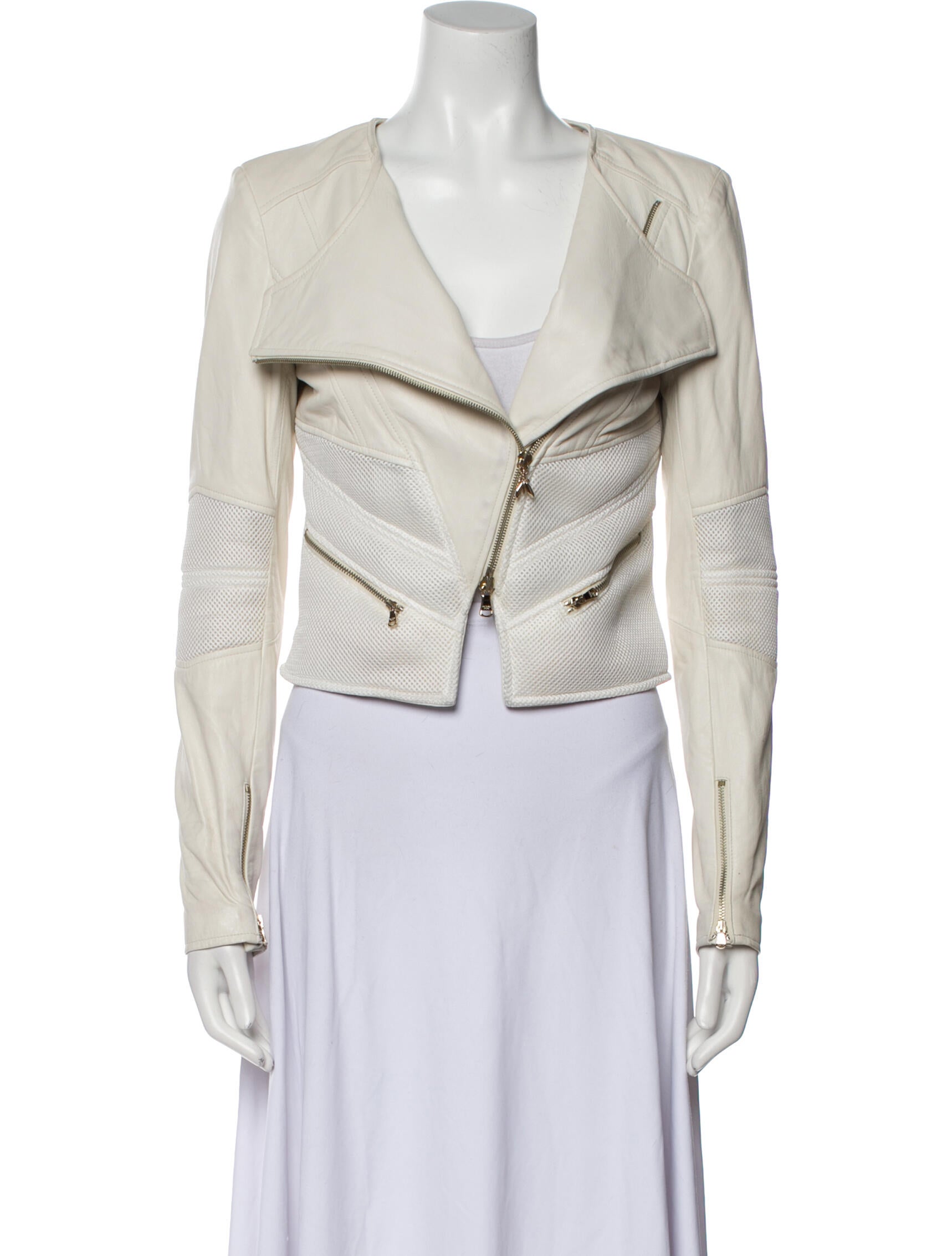 Patrizia Pepe Leather Biker Jacket