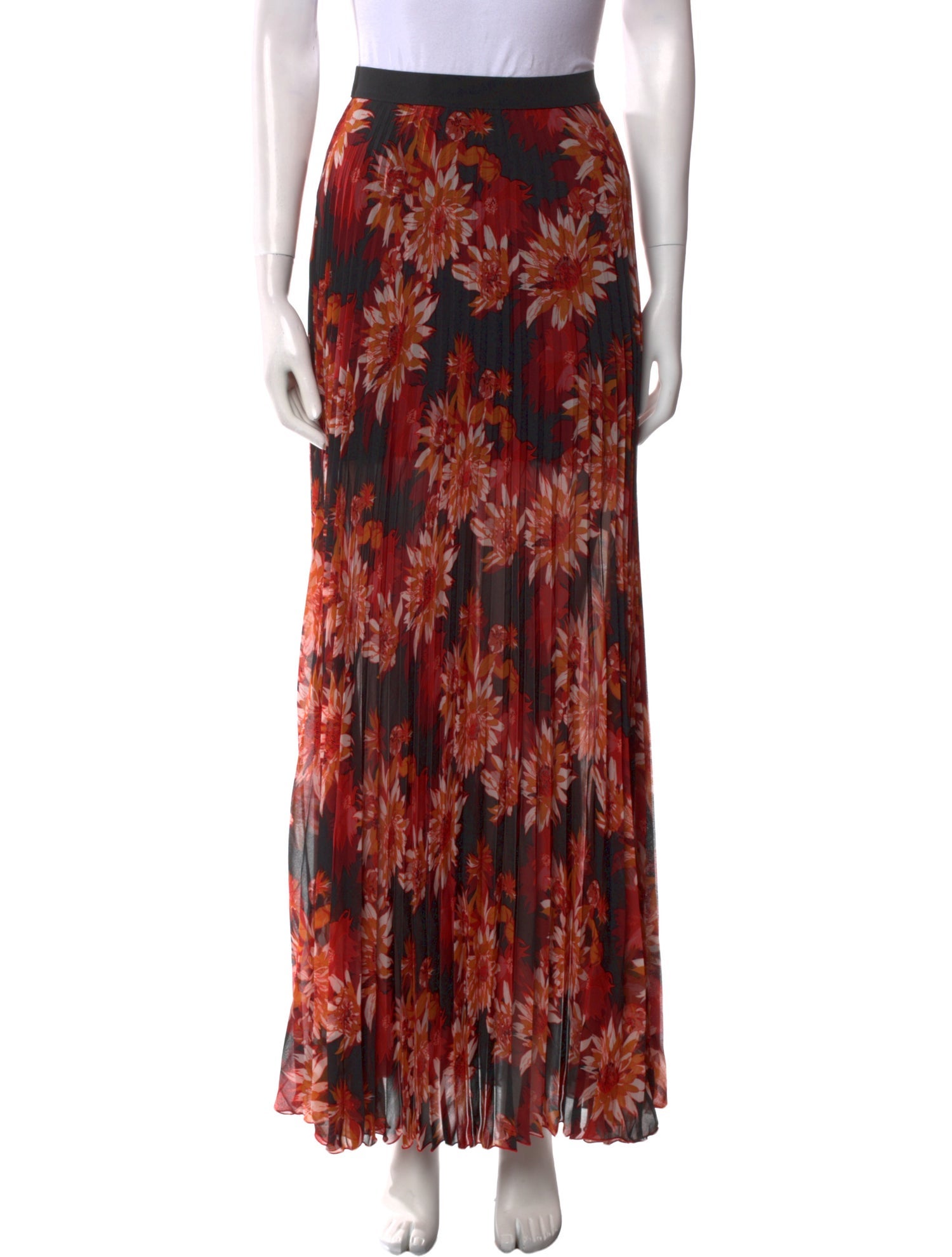 Patrizia Pepe Floral Print Long Skirt