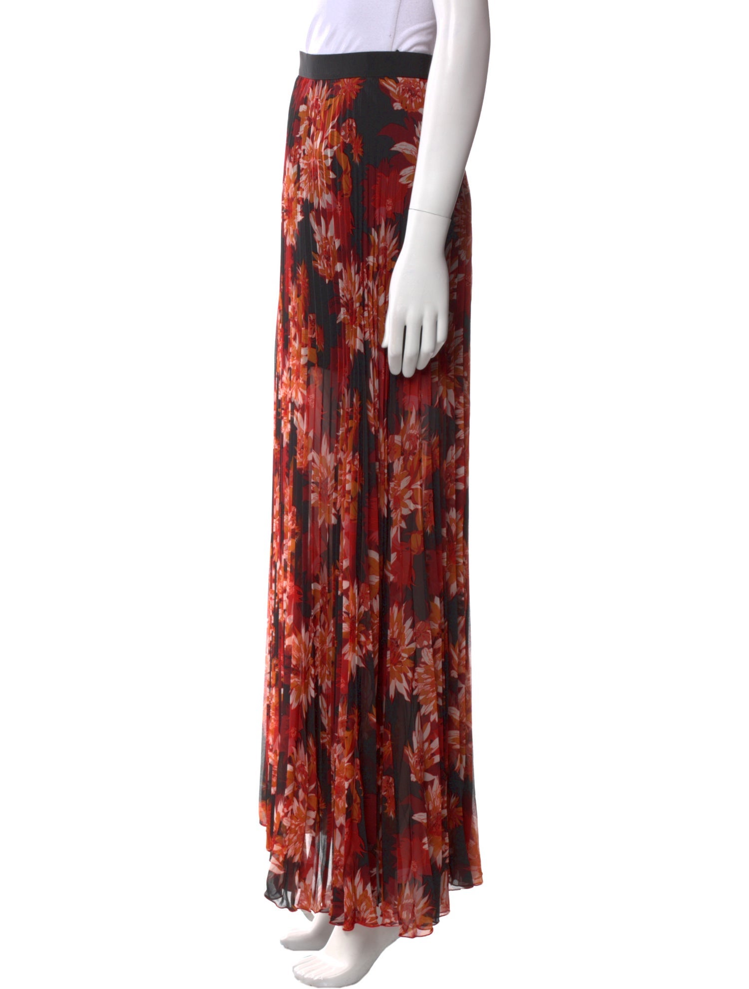 Patrizia Pepe Floral Print Long Skirt