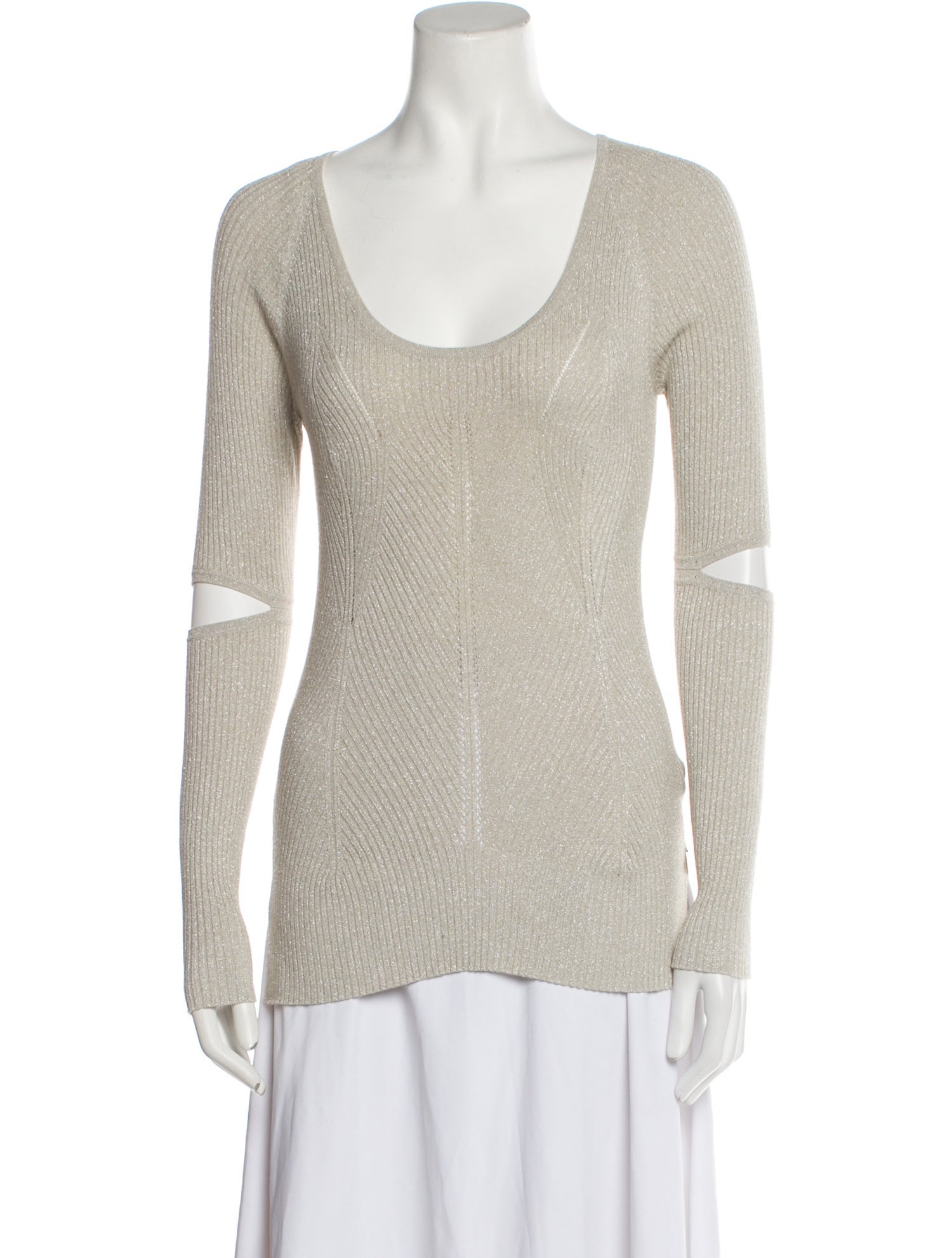 Patrizia Pepe Scoop Neck Sweater
