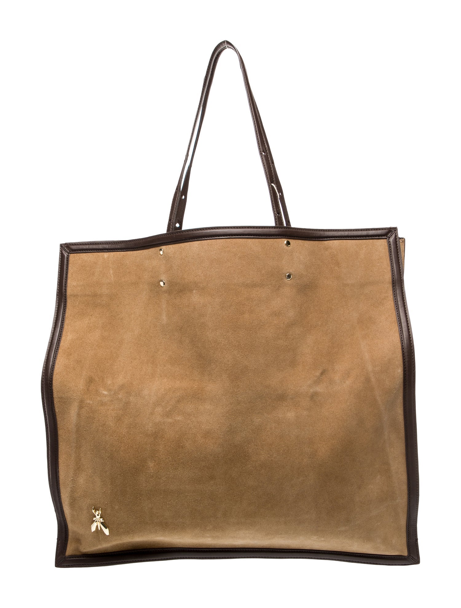 Patrizia Pepe Suede Tote Large