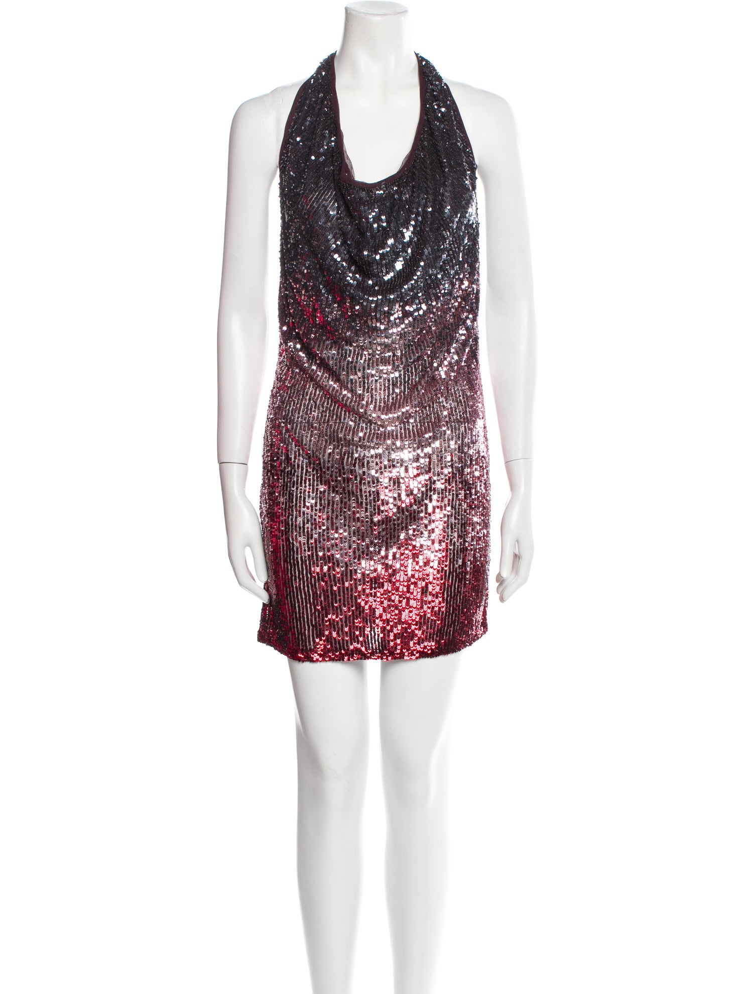 Patrizia Pepe Cowl Neck Mini Dress