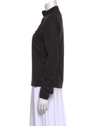 Patrizia Pepe Mock Neck Long Sleeve Sweatshirt