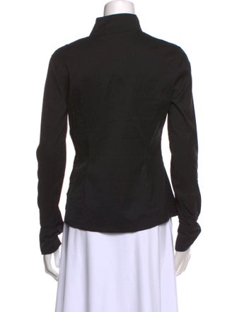 Patrizia Pepe Mock Neck Long Sleeve Sweatshirt