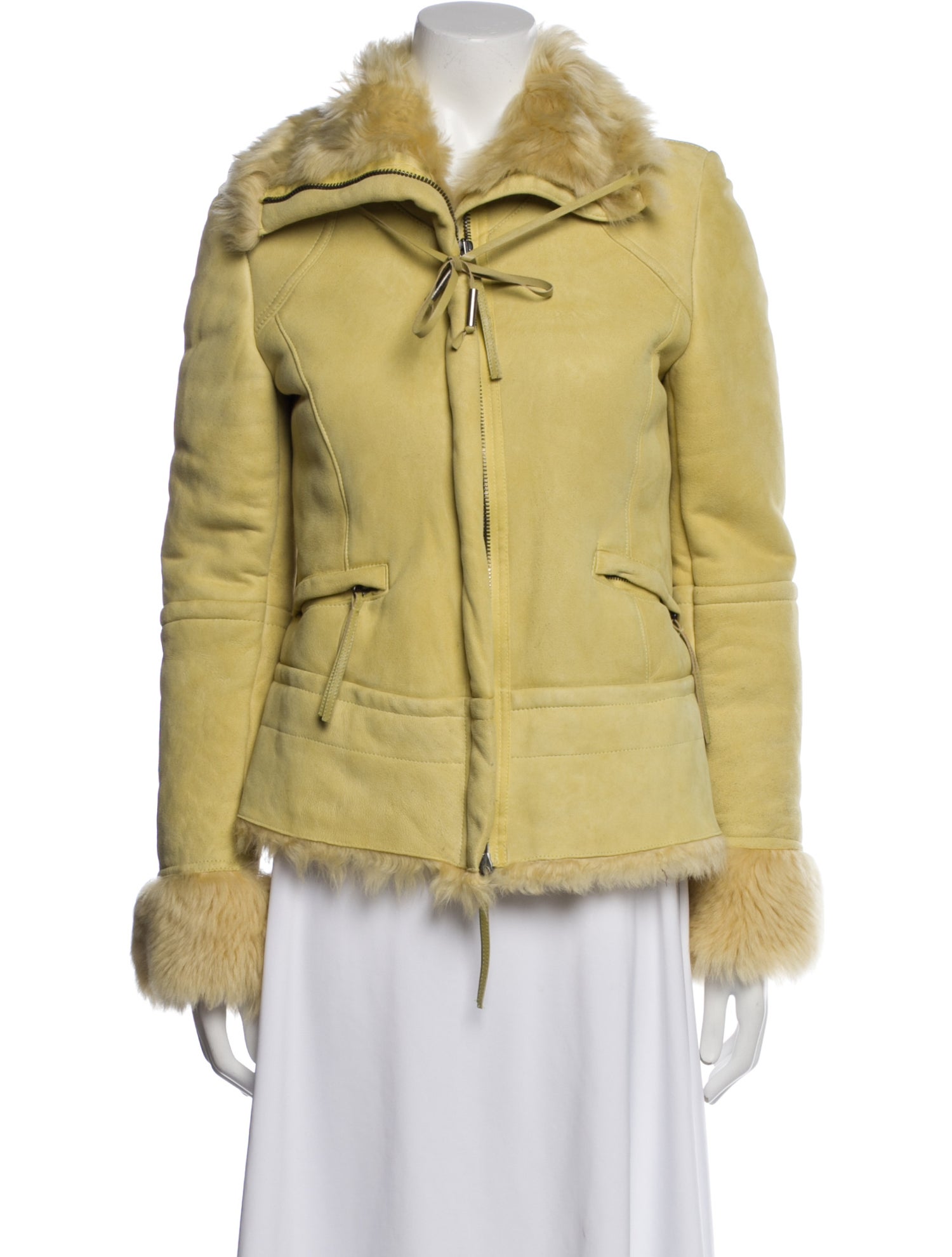 Patrizia Pepe Leather Utility Jacket