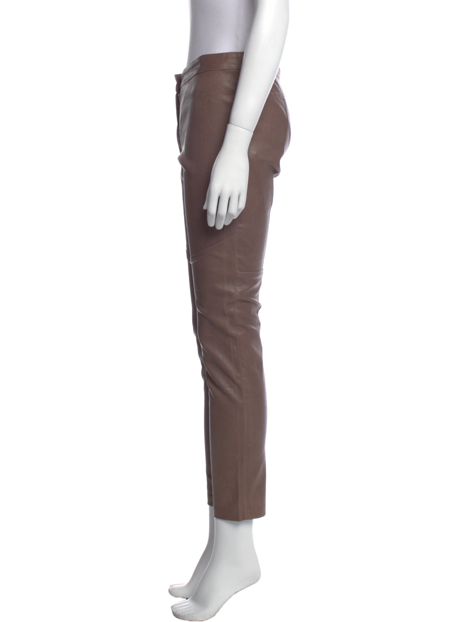 Patrizia Pepe Leather Skinny Leg Pants