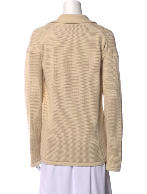 Piacenza V-Neck Long Sleeve Button-Up Top