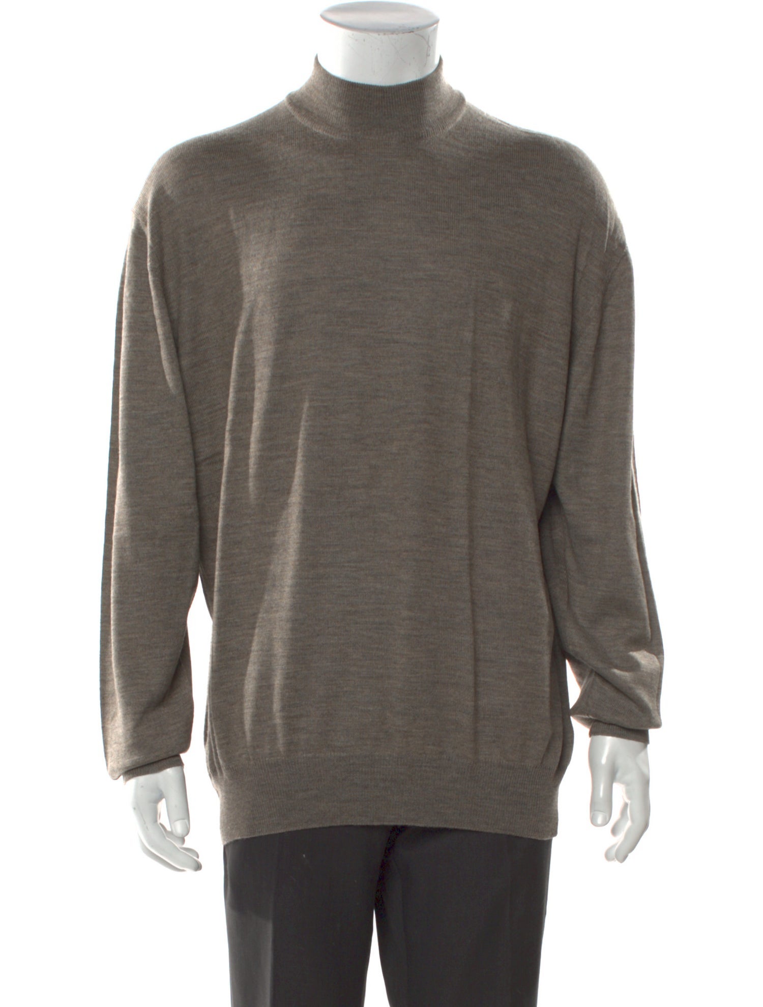 Piattelli Wool Turtleneck Polo Sweater