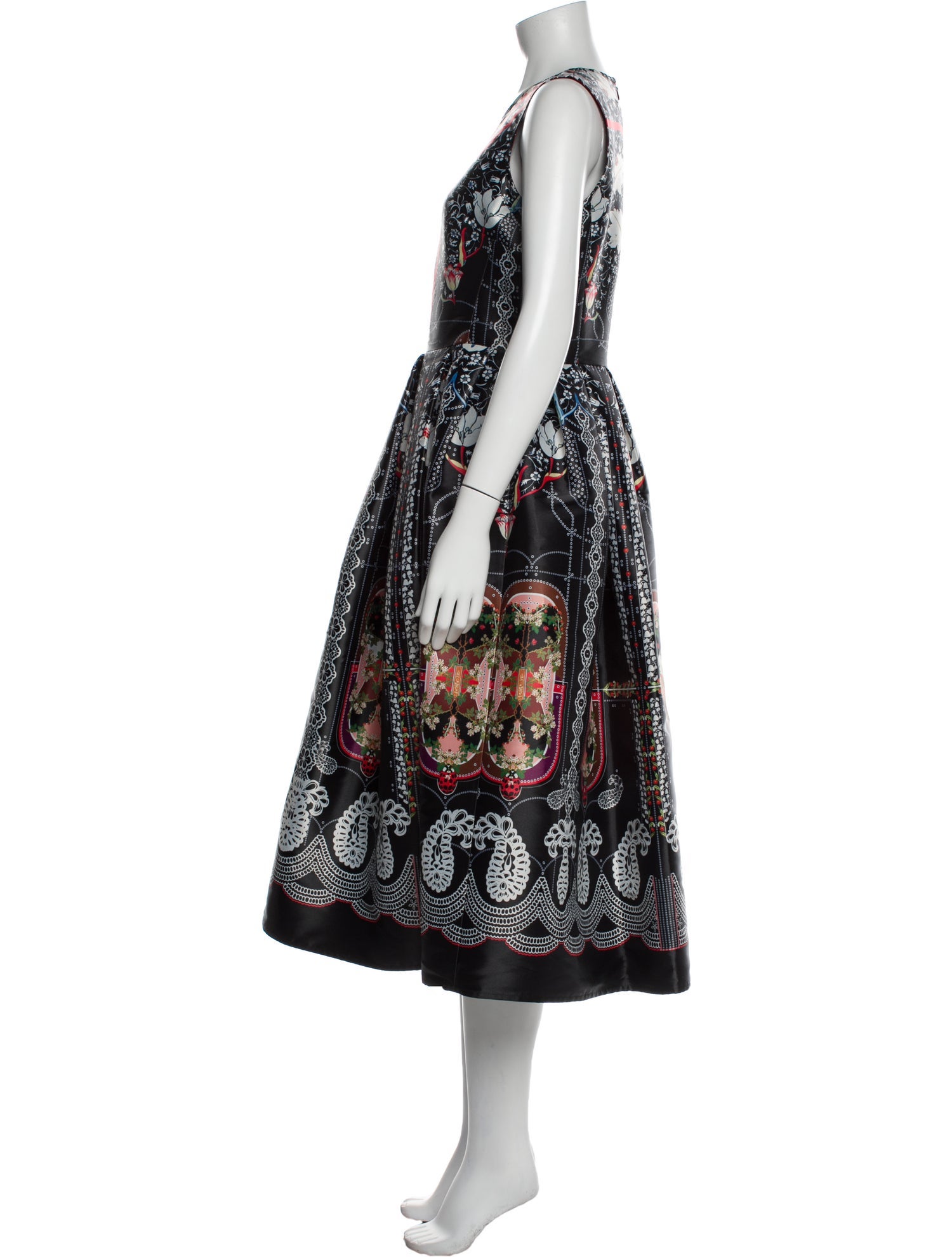 Piccione.Piccione Paisley Print Long Dress