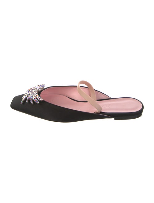 Piferi Satin Crystal Embellishments Mules