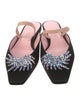 Piferi Satin Crystal Embellishments Mules