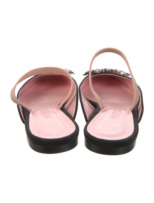 Piferi Satin Crystal Embellishments Mules
