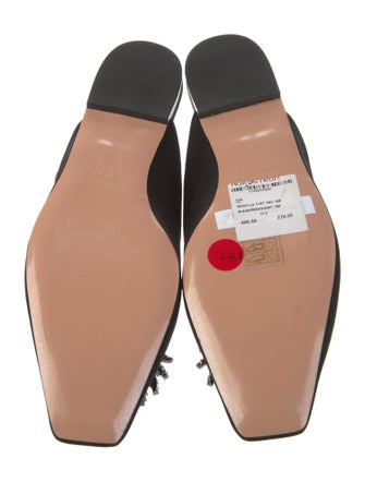 Piferi Satin Crystal Embellishments Mules