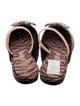 Piferi Animal Print Crystal Embellishments Mules