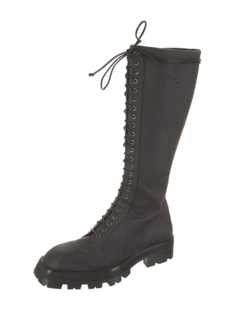 Piferi Denim Lace-Up Boots