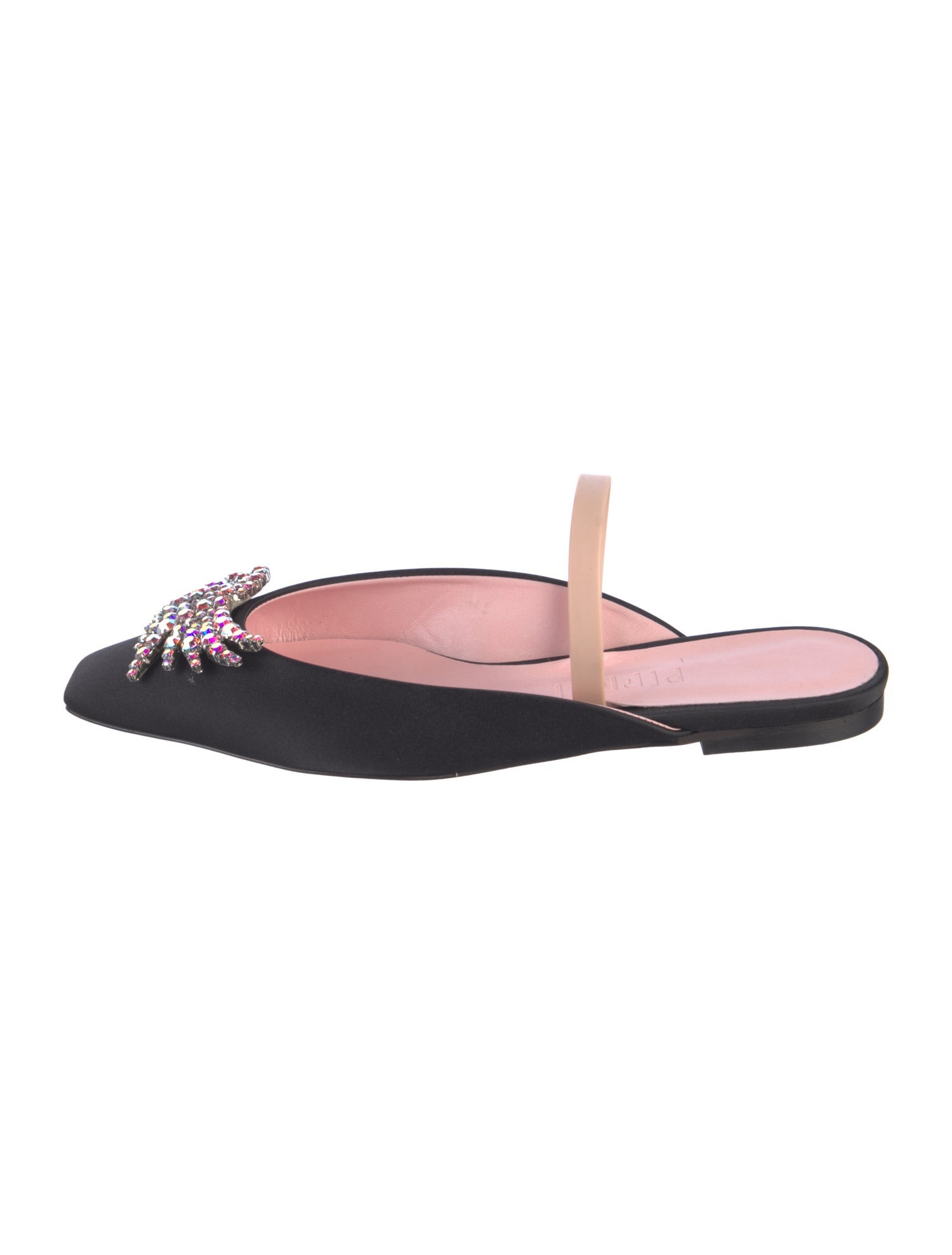 Piferi Satin Colorblock Pattern Mules