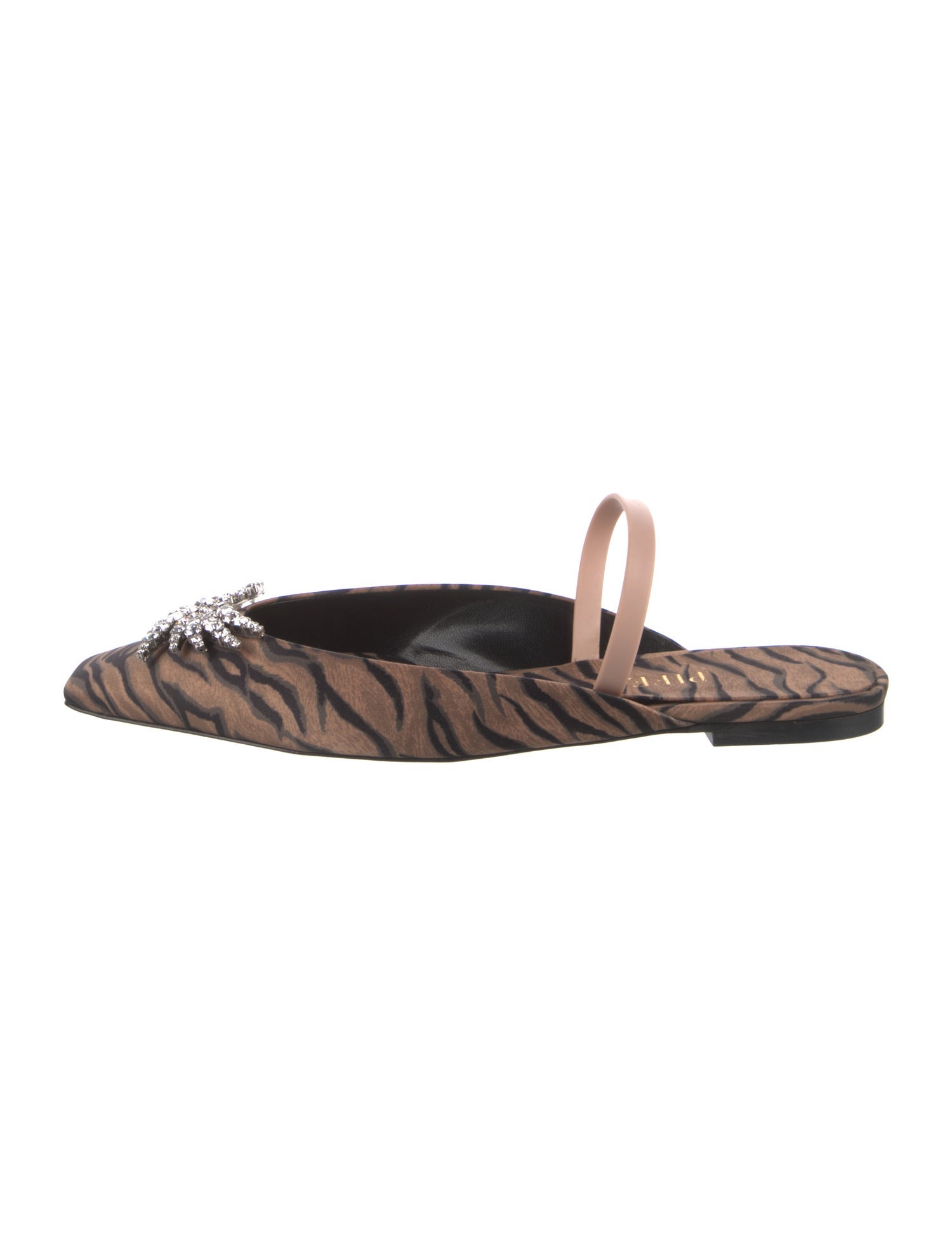 Piferi Satin Animal Print Flats