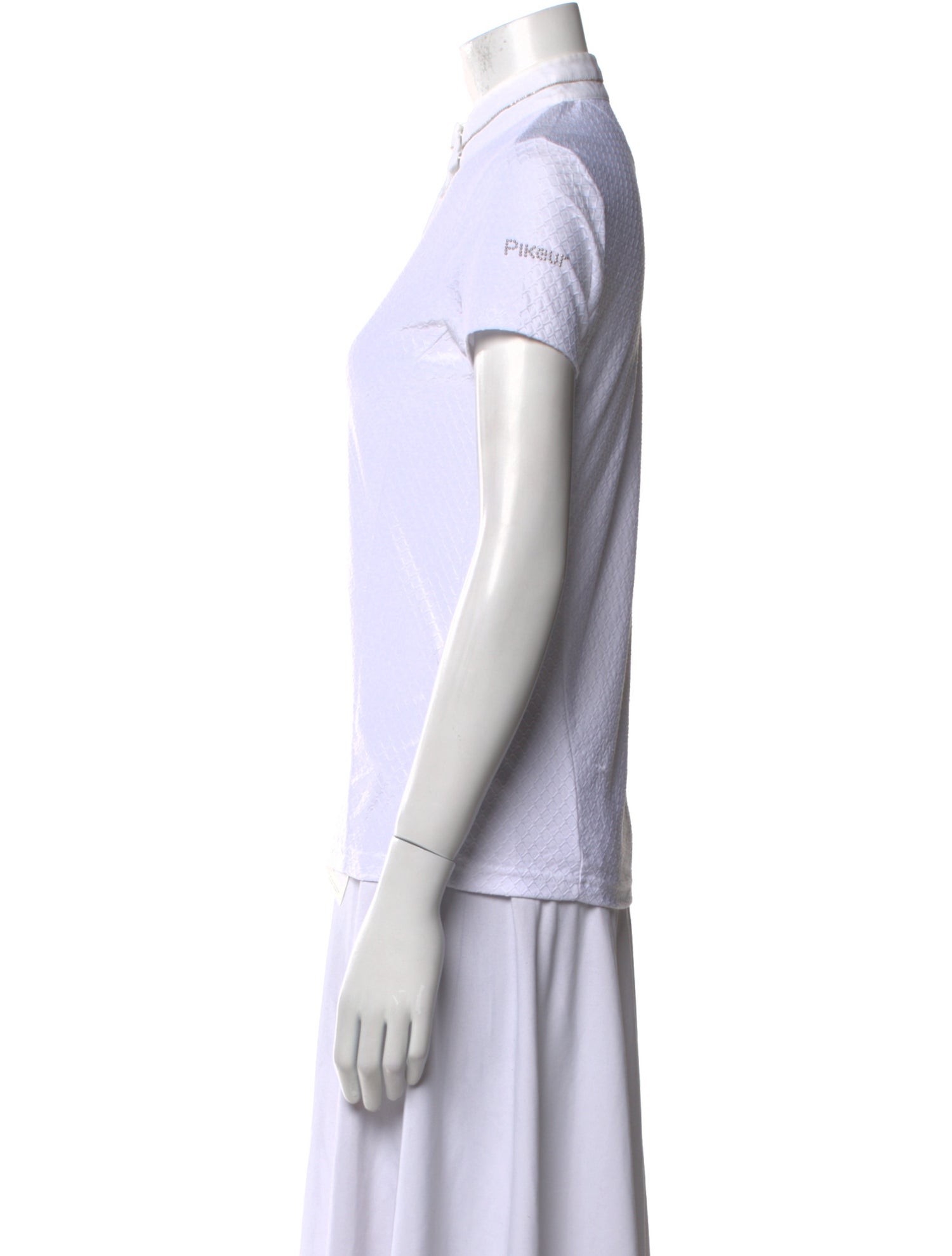 Pikeur Mock Neck Short Sleeve Polo