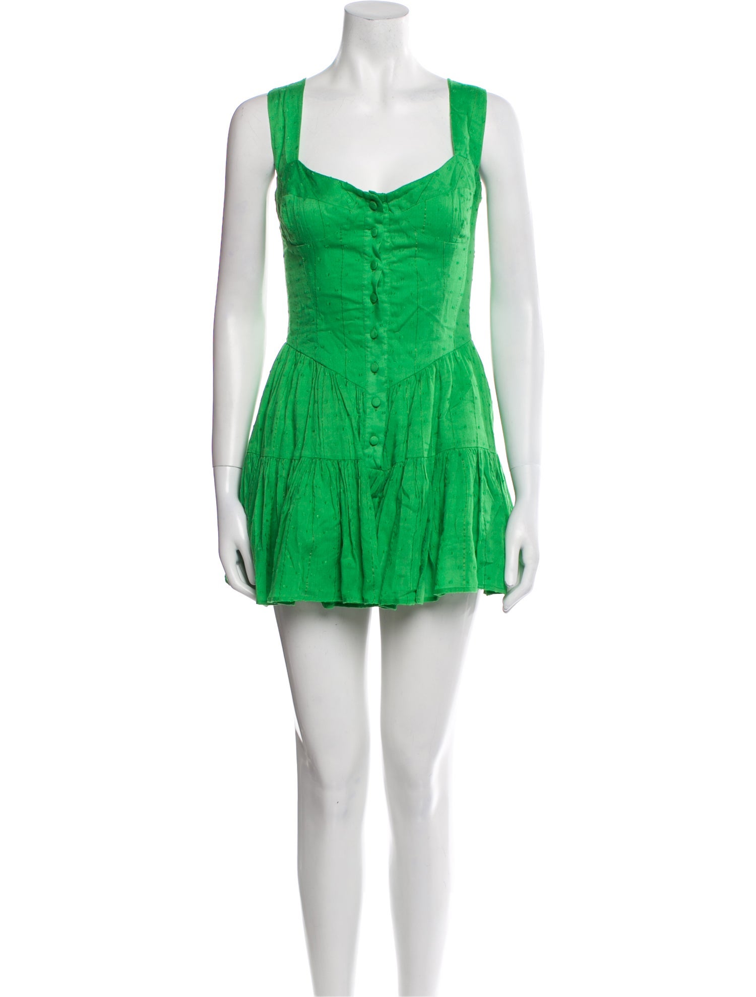 Pilyq Square Neckline Mini Dress