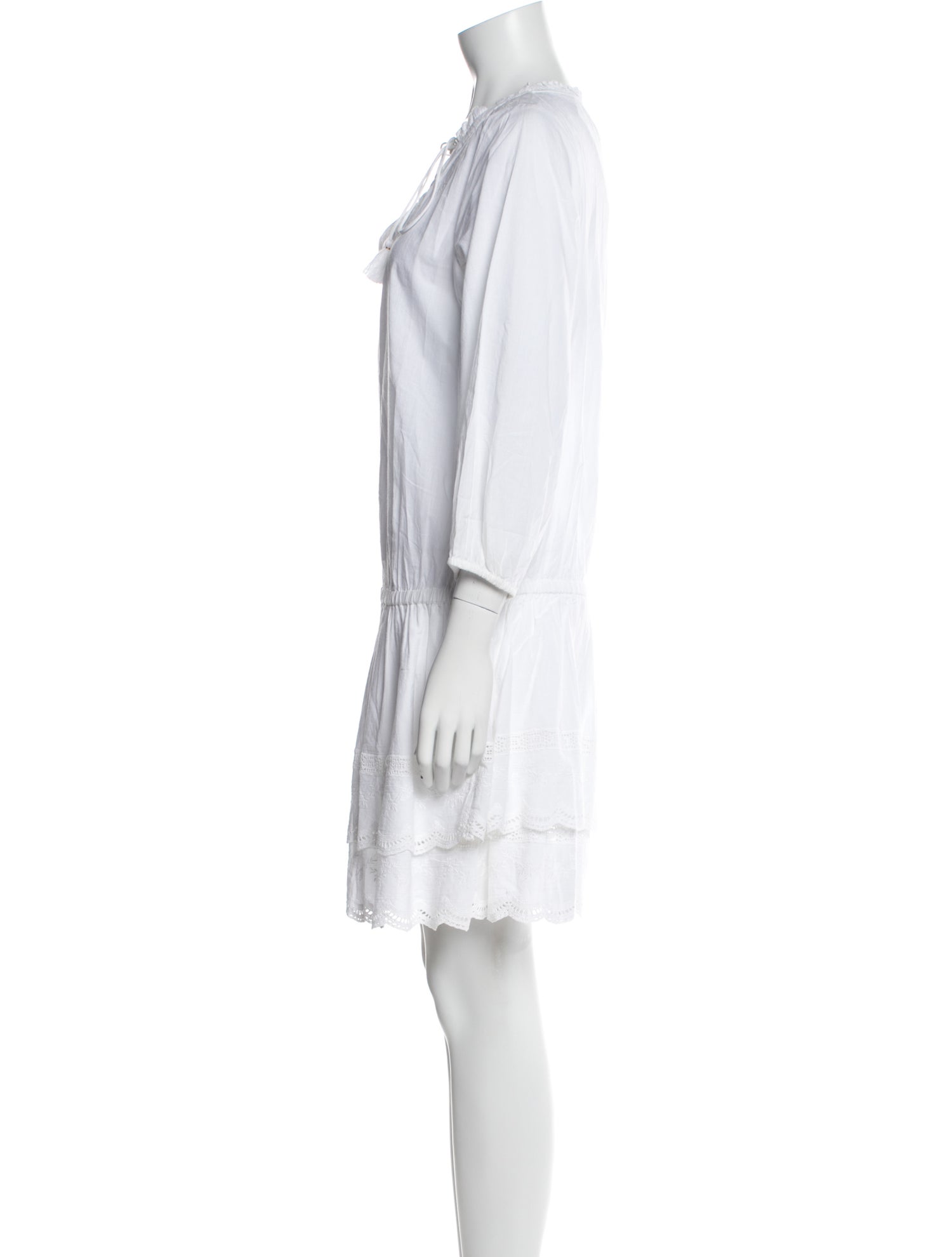 Pilyq Tie Neck Mini Dress