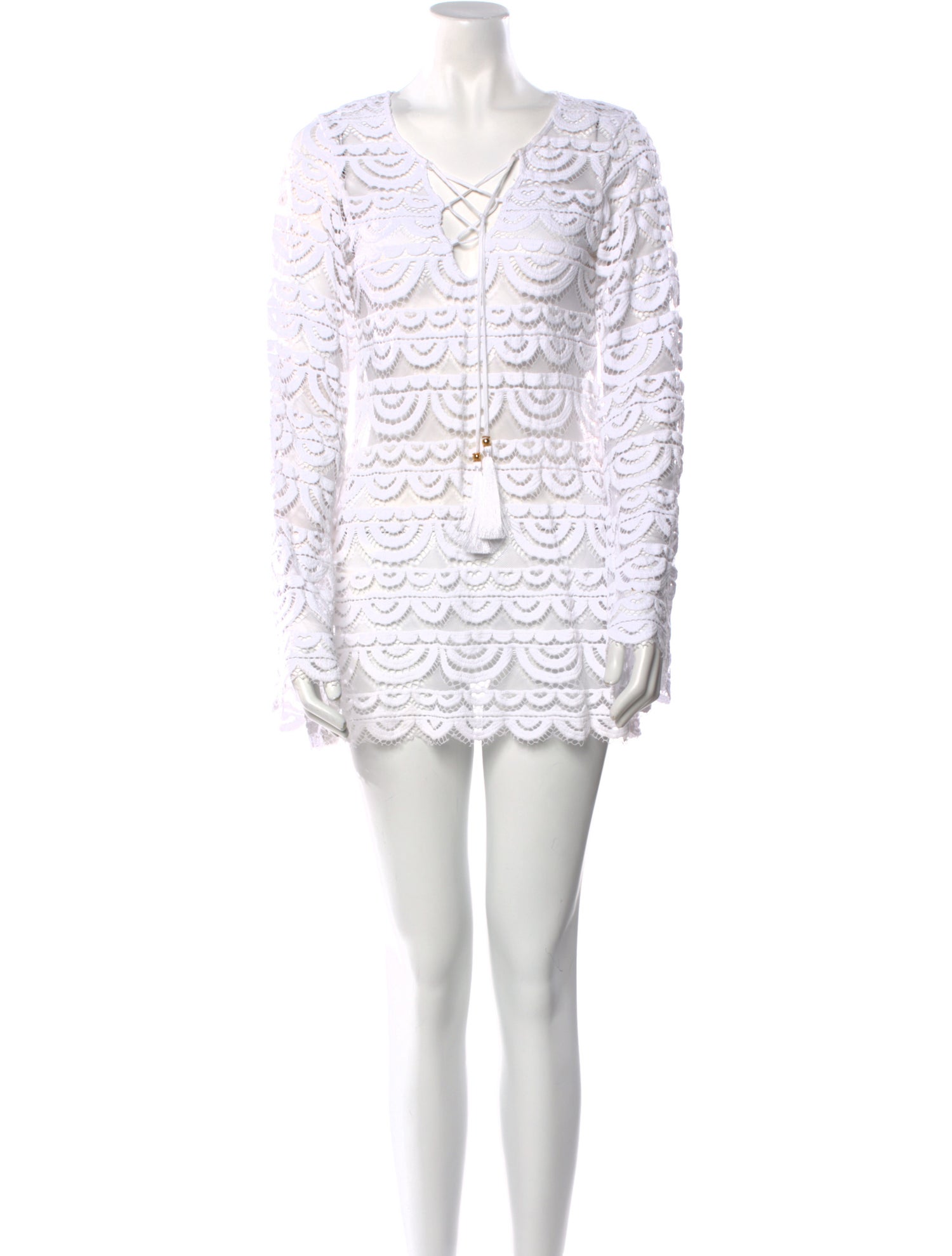 Pilyq V-Neck Mini Dress