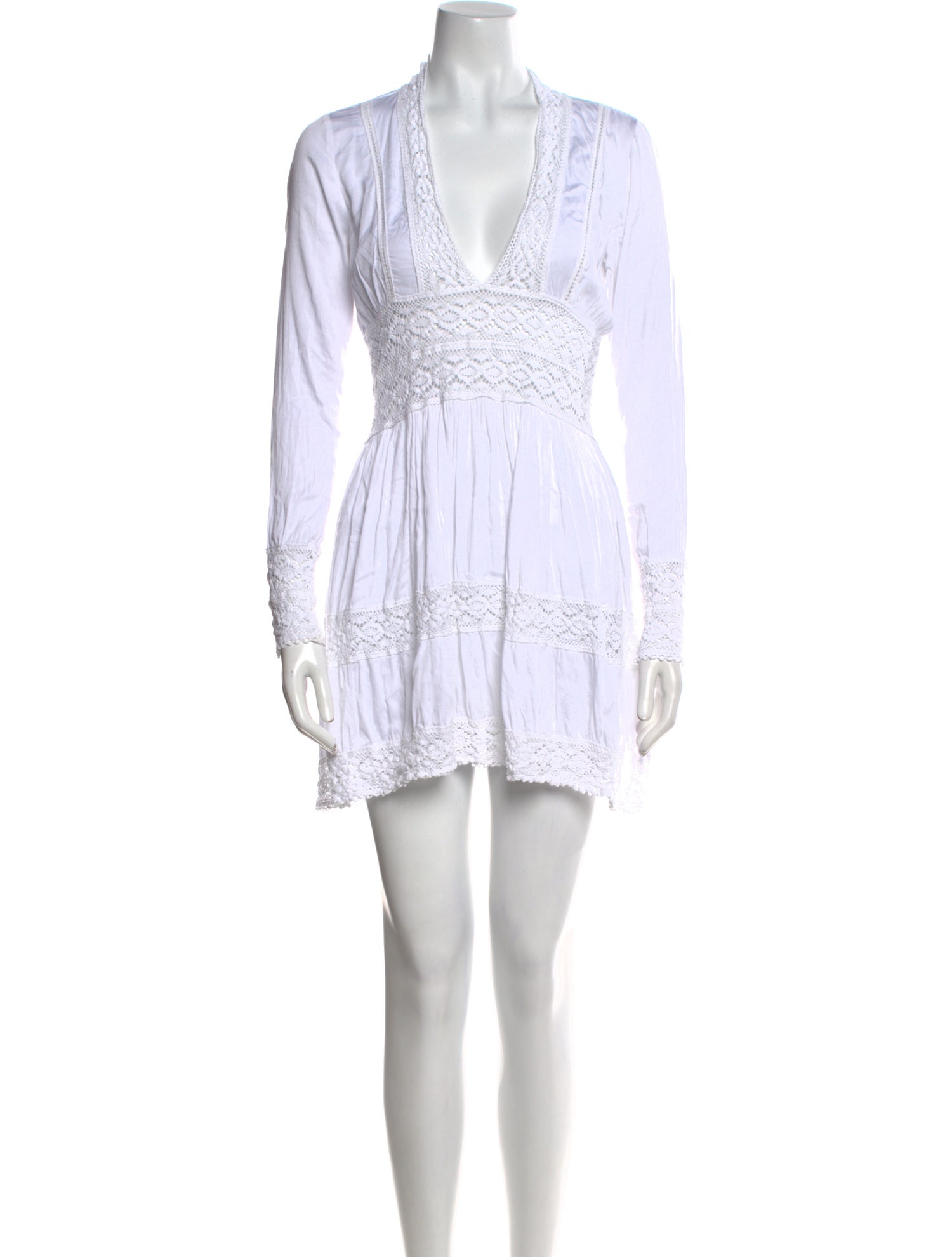 Pilyq V-Neck Mini Dress